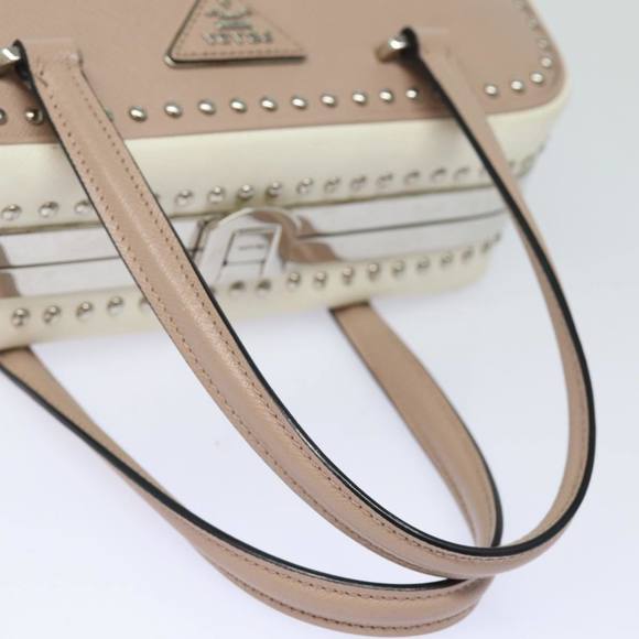 PRADA Hand Bag Safiano leather Pink Auth bs15840 - Picture 7 of 16